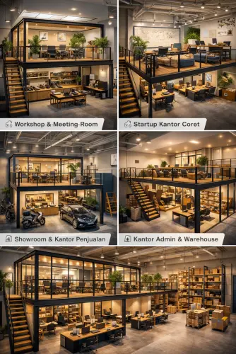 Mezzanine Ruang Kantor di Mustika Jaya